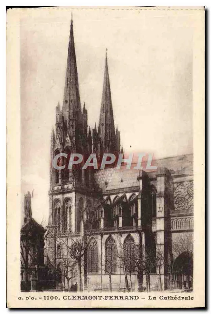 Clermont-Ferrand — A Catedral — J. Gouterfanges, Orléans (P.-de-D.) - Frente