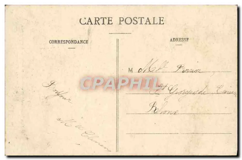 Innenraum des Klosters der Grande-Chartreuse — Der Cloister der Offiziere — Verlag J. V. Voiron - 354 - Rückseite