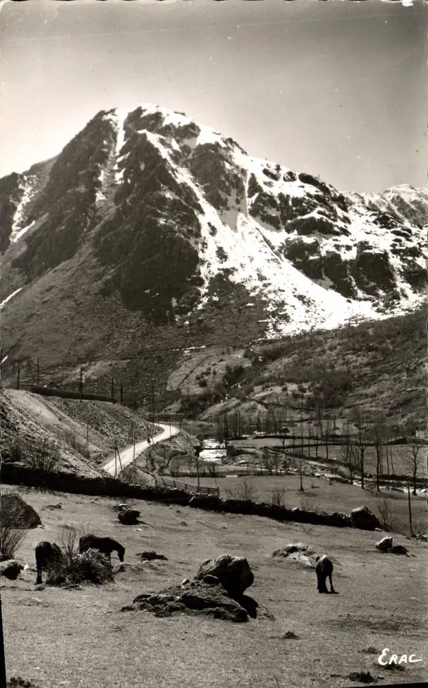 Ax-les-Thermes — Weiden am Fuße des Pic de Carroux — Verlag ERAC, Nr. 185 - Vorderseite