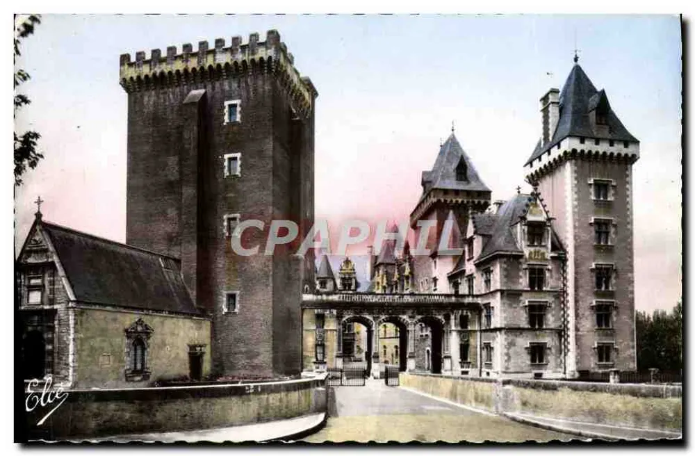 Zamek Henryka IV — Pau (Basses-Pyrénées) — L. Chatagnéau, Cour-Victor-Hugo - Awers