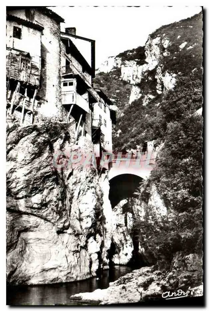 Die Brücke Isard und die Crôme — Les Vercors, Pont-en-Royans — André - Vorderseite