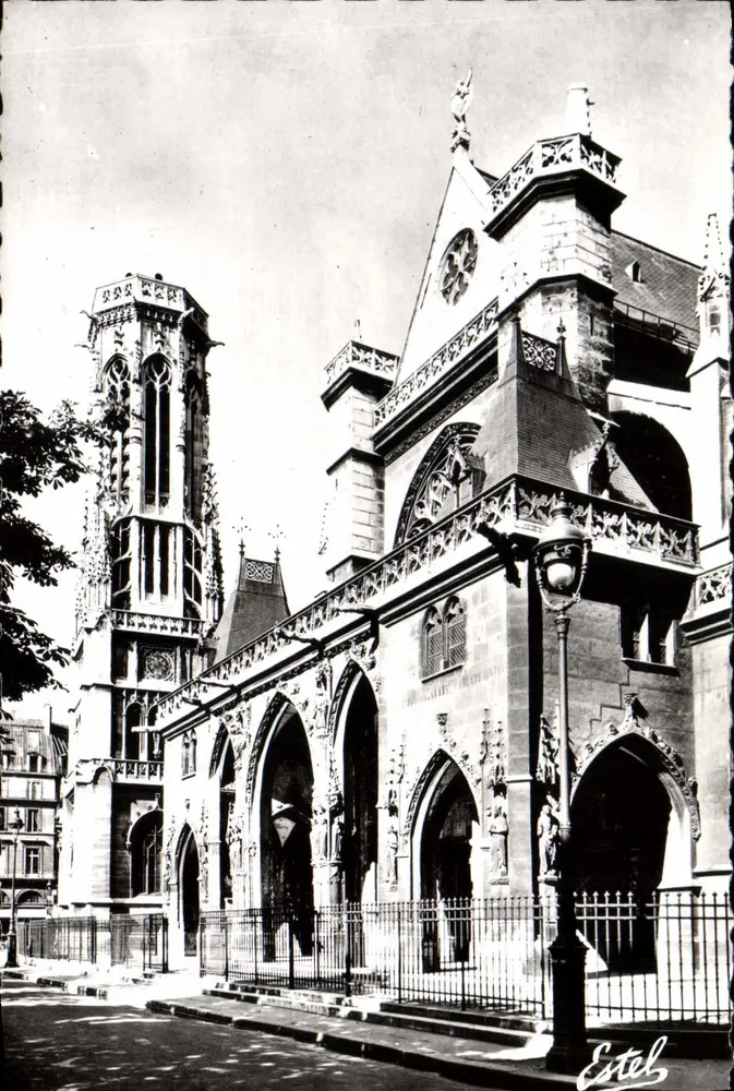 Igreja de Saint-Germain-l'Auxerrois — Paris — Editora Estel, n° 4601 - Frente