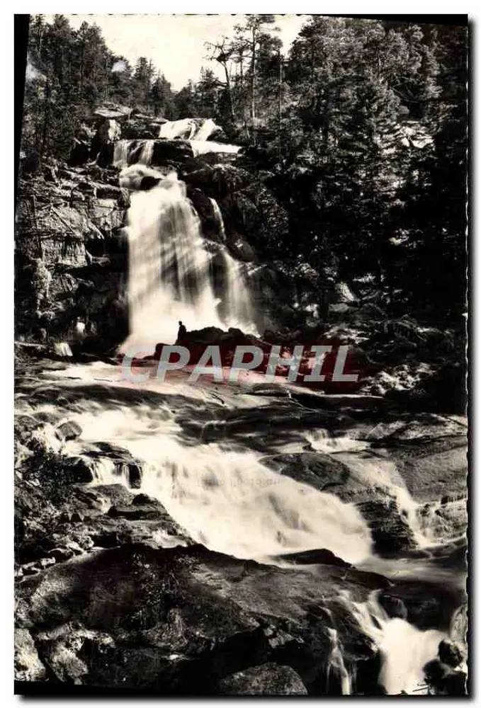 Cascata do Ponte d'Espagne — Cauterets — Edição P. DOUCET, Cité Albert - Lourdes - Frente