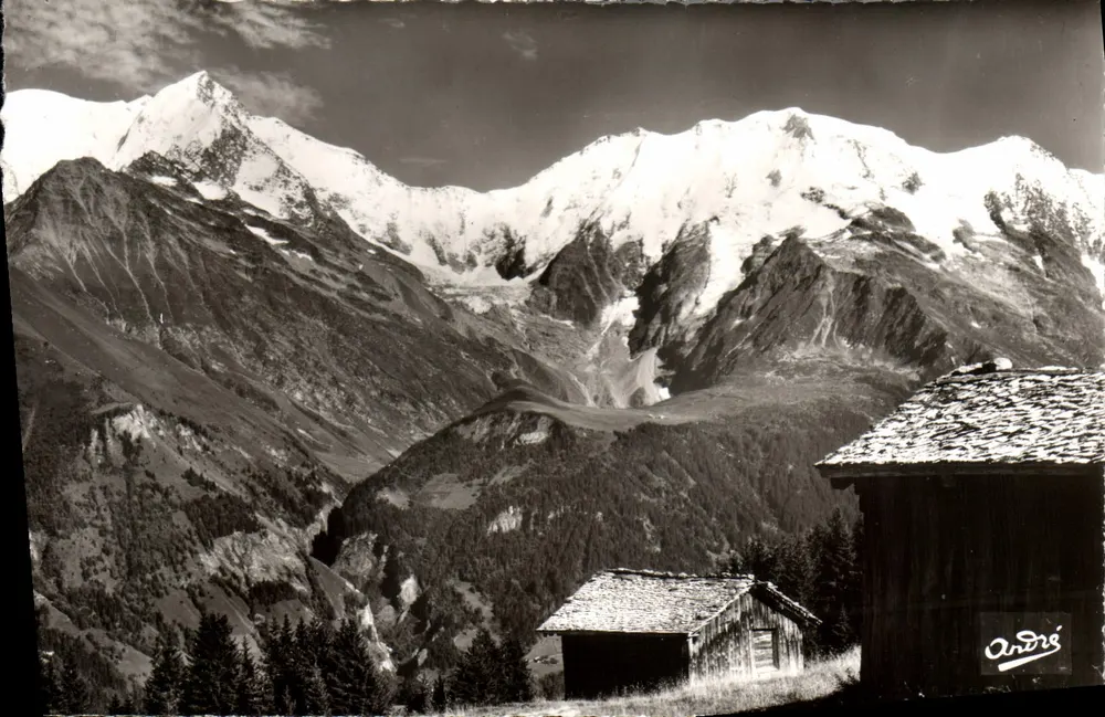 Alpine Landschaften — Alte Chalets in den Bergen — Editionen SPADÈM, Nr. 1542 - Vorderseite