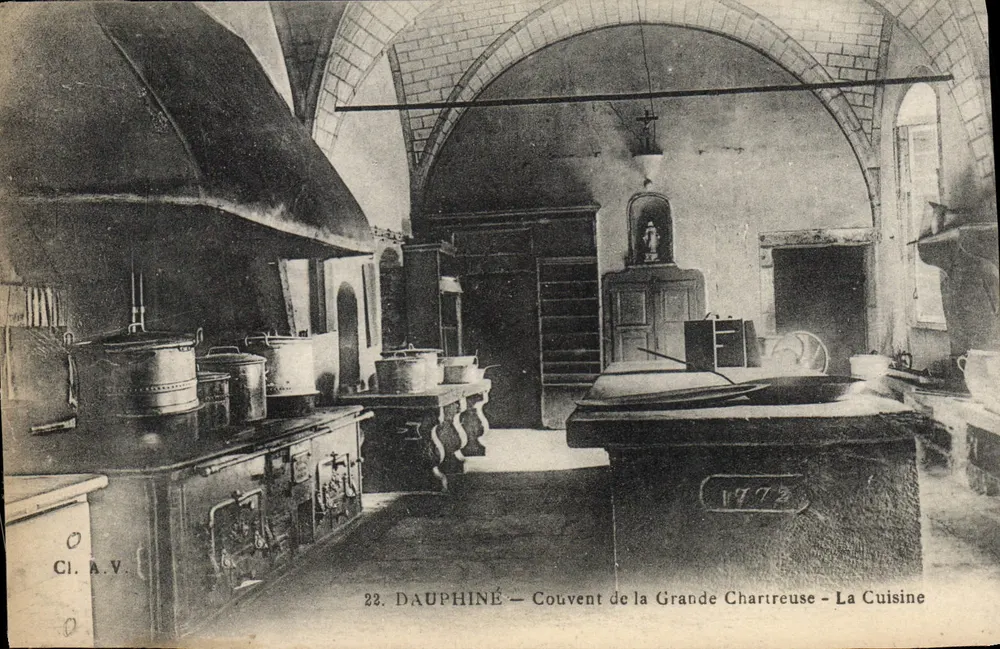 Dauphiné — Konvent der Grande Chartreuse — Die Küche — CI.A.V. n°22 - Vorderseite