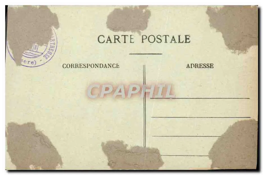Dauphiné — Konvent der Grande Chartreuse — Die Küche — CI.A.V. n°22 - Rückseite