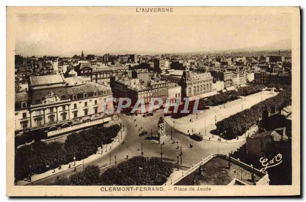 Clermont-Ferrand — Place de Jaude — Editor G. d'O - Frente