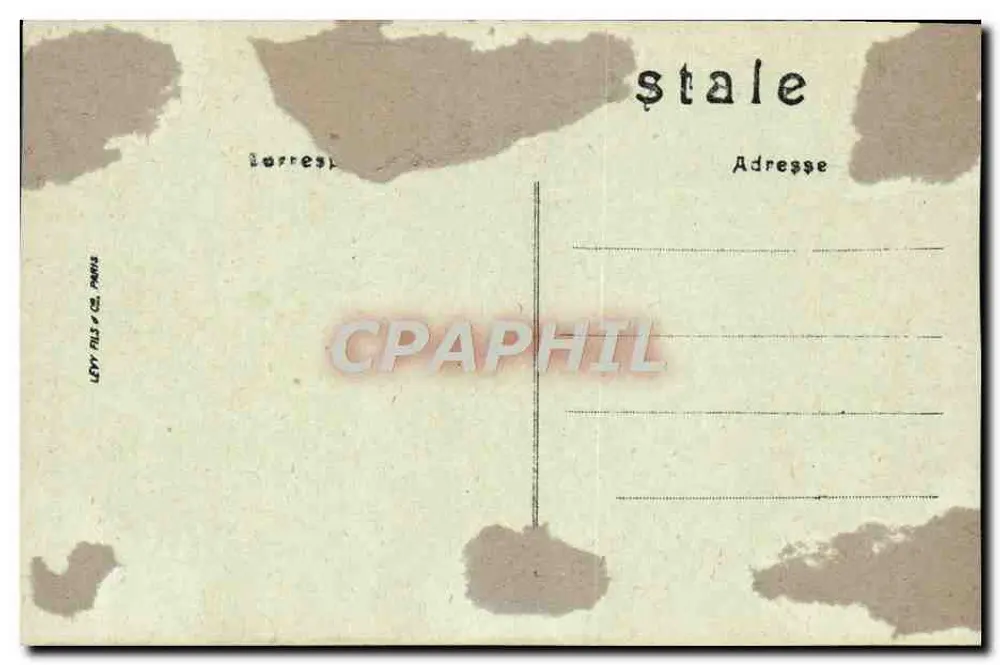 LYON. — Basílica de Nossa Senhora de Fourvière — editor LEVY FILS & CIE, PARIS — n° 179 - Verso