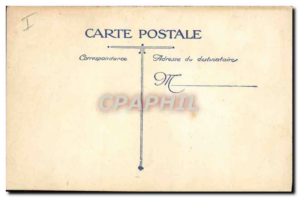 Parc Monceau — Ansicht der Säulenruinen am Teich — Antike Ansichtskarte Nr. 708 - Rückseite