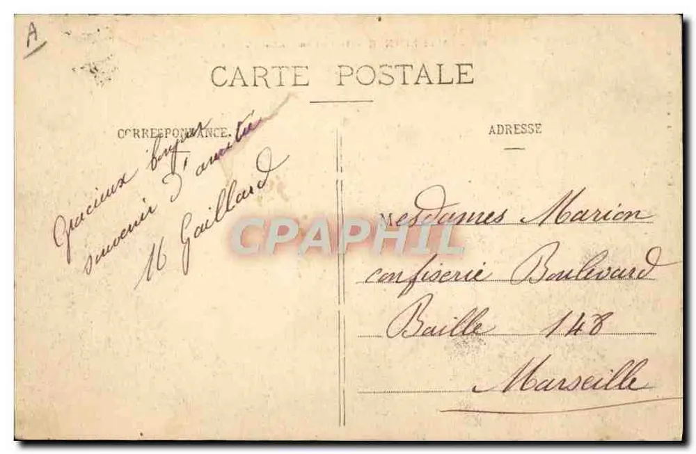 Saint-Étienne — Istituto per Sordi — Edizione Nouvelles Galeries, Saint-Étienne, n°292 - Verso