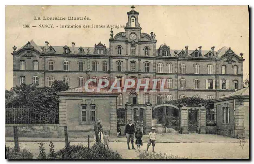 NANCY — Instituição dos Jovens Cegos — La Lorraine Illustrée, n°136 - Frente