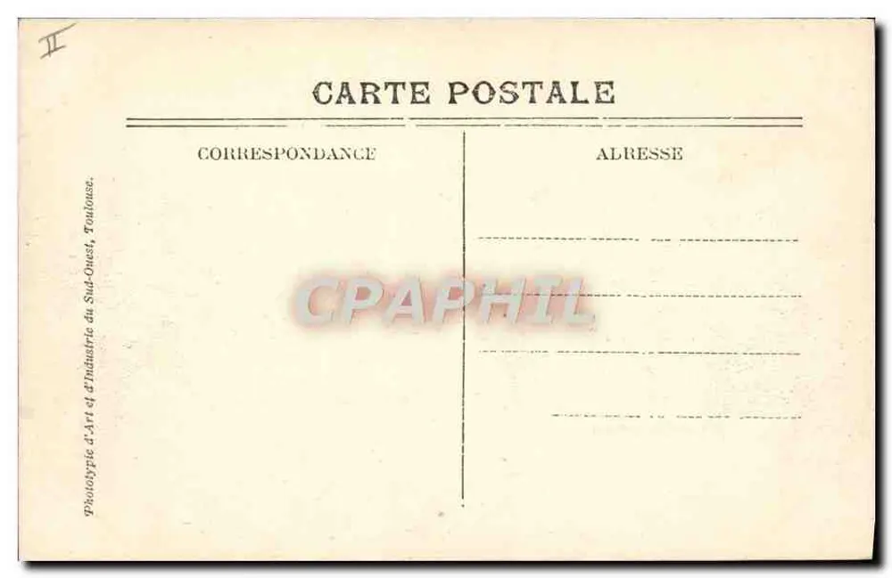 Bordeaux — Fakultät für Medizin und Pharmazie — D.D. - Rückseite