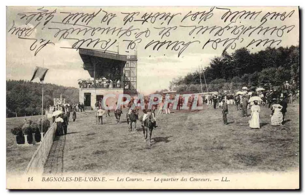 Bagnoles-de-l'Orne — Die Rennen — Das Viertel der Reiter — LL. - Vorderseite
