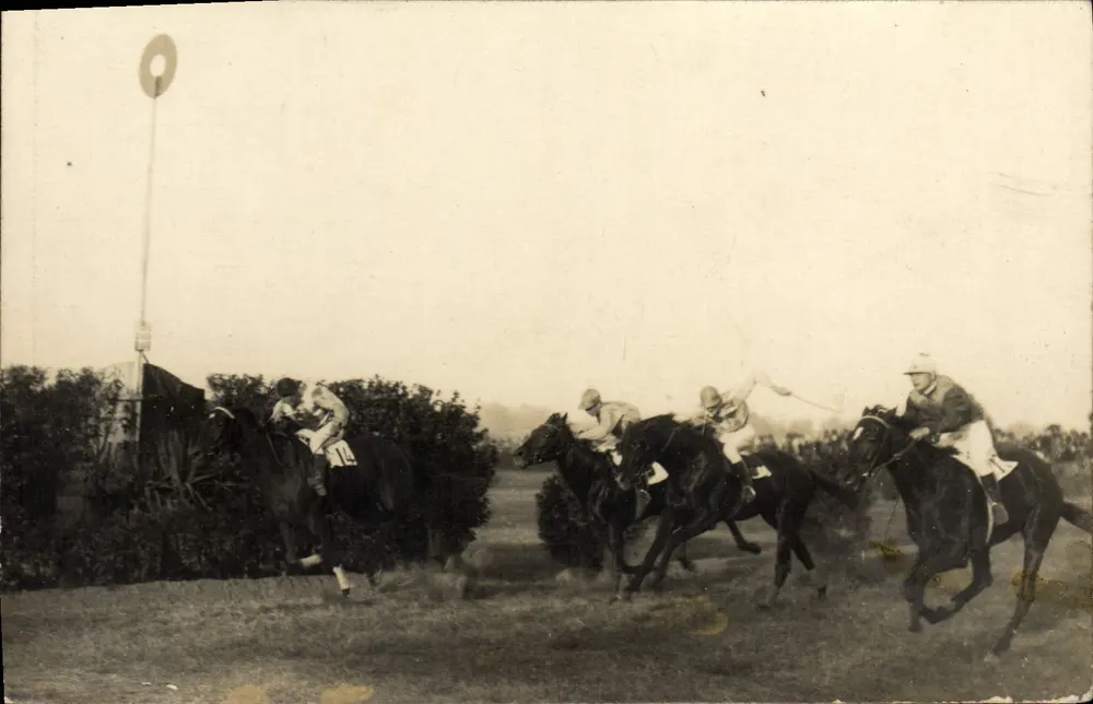 Corrida de cavalos — hipismo - Frente