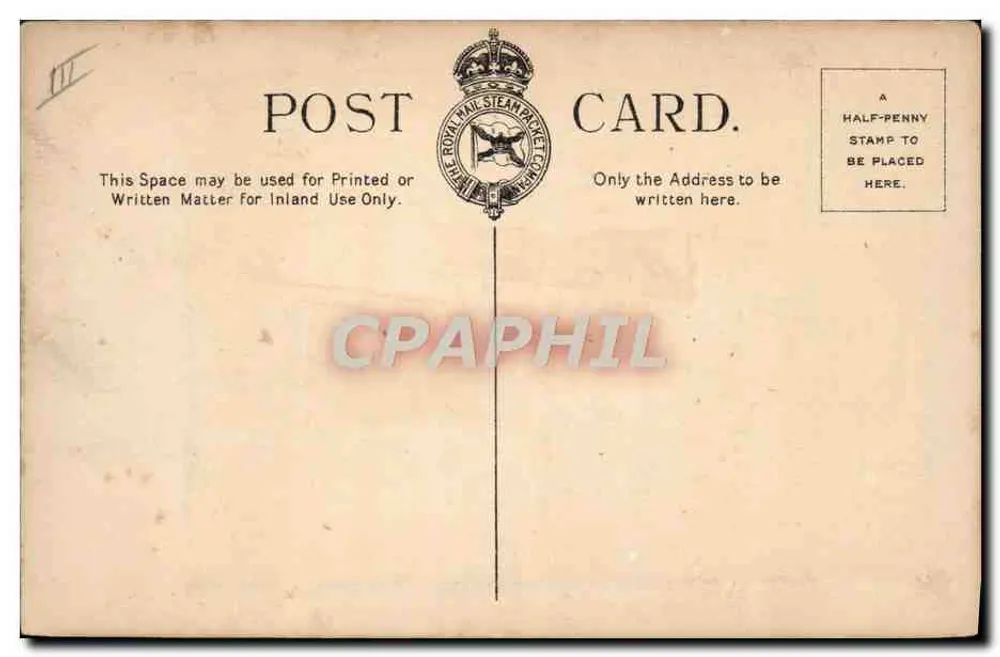B.M.S.P. Atlântica — Navio de 2000 toneladas — Editor Royal Mail Steam Packet Company - Verso