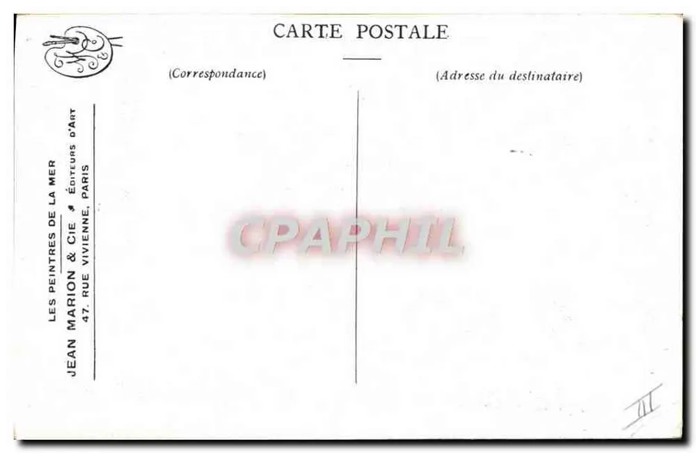 Ostende — Warte auf den Lotsen — L. Royon, Serie 6, Nr. 6 - Rückseite