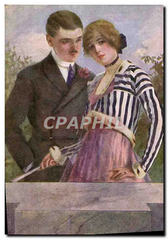 Elegantes Paar — 1920er Jahre — Dampedich art. fiberv. - Ufficio Stampa Milano - Vorderseite