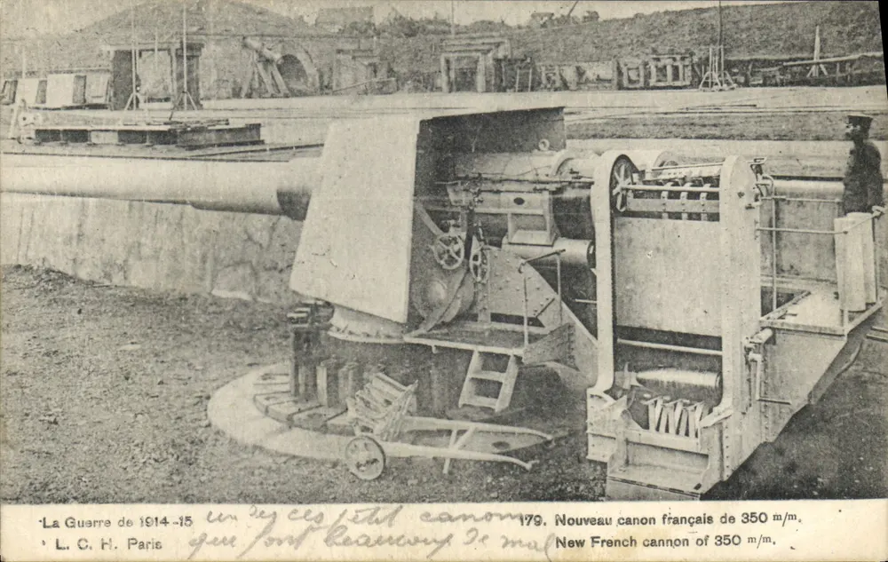 350 mm Kanone — Der Krieg 1914-15 — L. C. H. Paris n°179 - Vorderseite