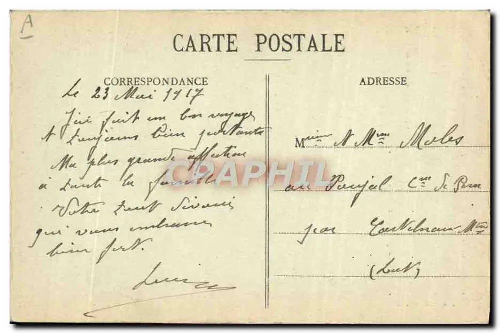 Rekonstruktion einer deutschen Granate — Épinal — A. Soutetiller, Foto-Verleger Épinal - Rückseite