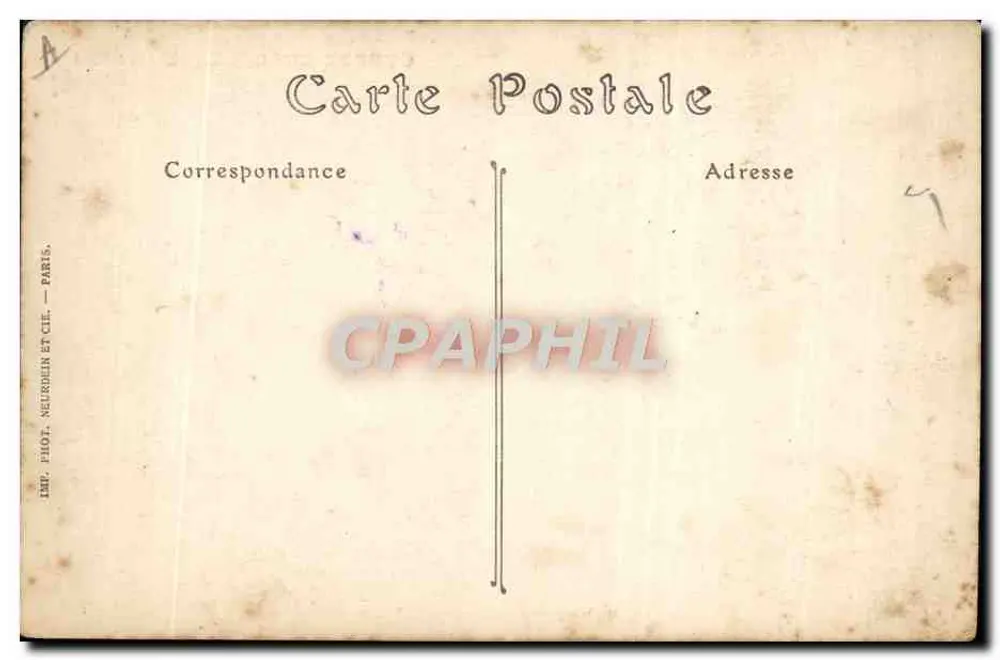 15 cm Kaliber Küstenkanone — Europäischer Krieg 1914-1916 — ND. Phot. - Rückseite