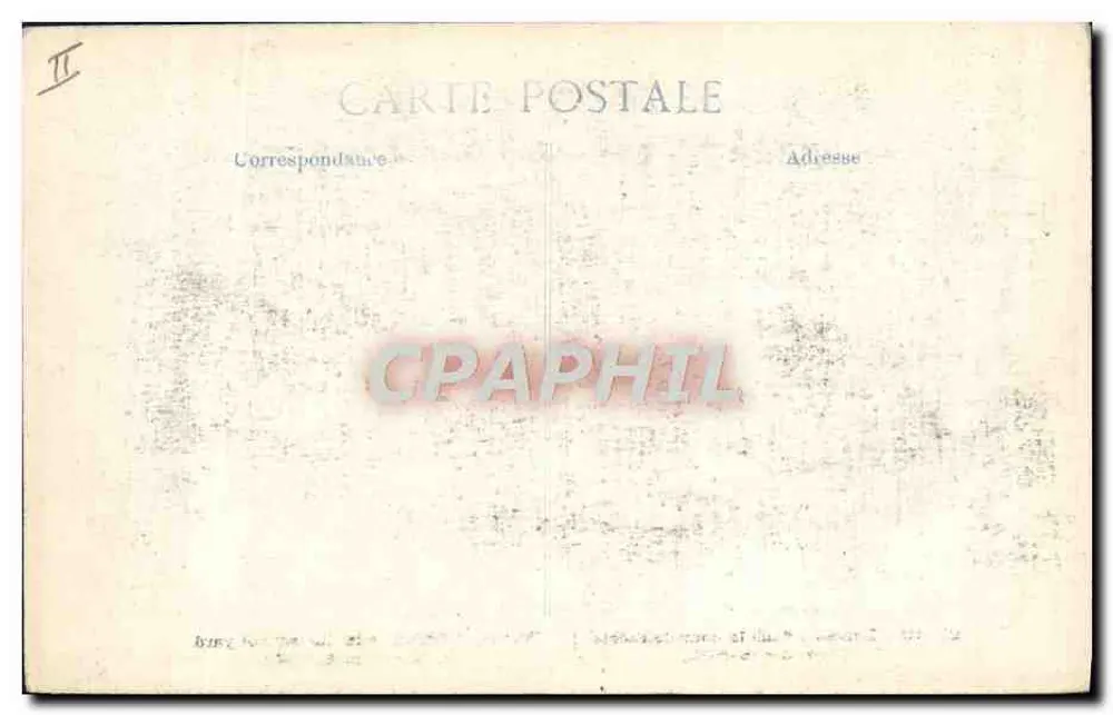 75-mm-Geschütz, das durch das Dorf Chauconin fährt — Verlag E.P.D. - Rückseite