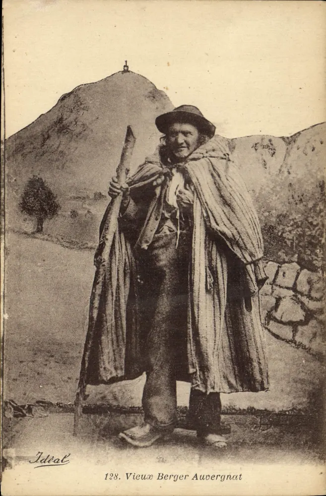 Alter Auvergne-Schäfer — Verlag Ideal, Nr. 128 - Vorderseite