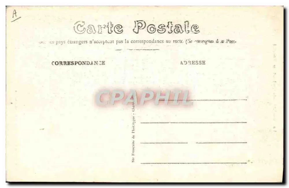 Le Bourbonnaïs partant au Marché — Edição J. Bouveret, Le Mans - Chateaudun - Verso