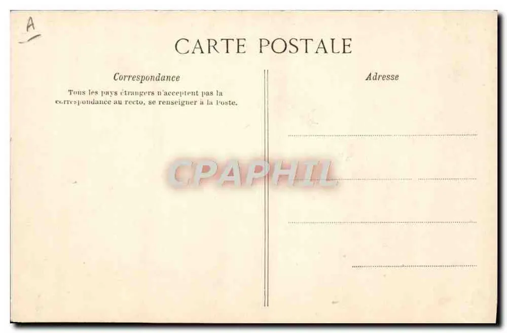 Pittoreske Auvergne — Auf dem Weg zur Feier — Serie 291, Verlag V. Alain, Paris - Rückseite