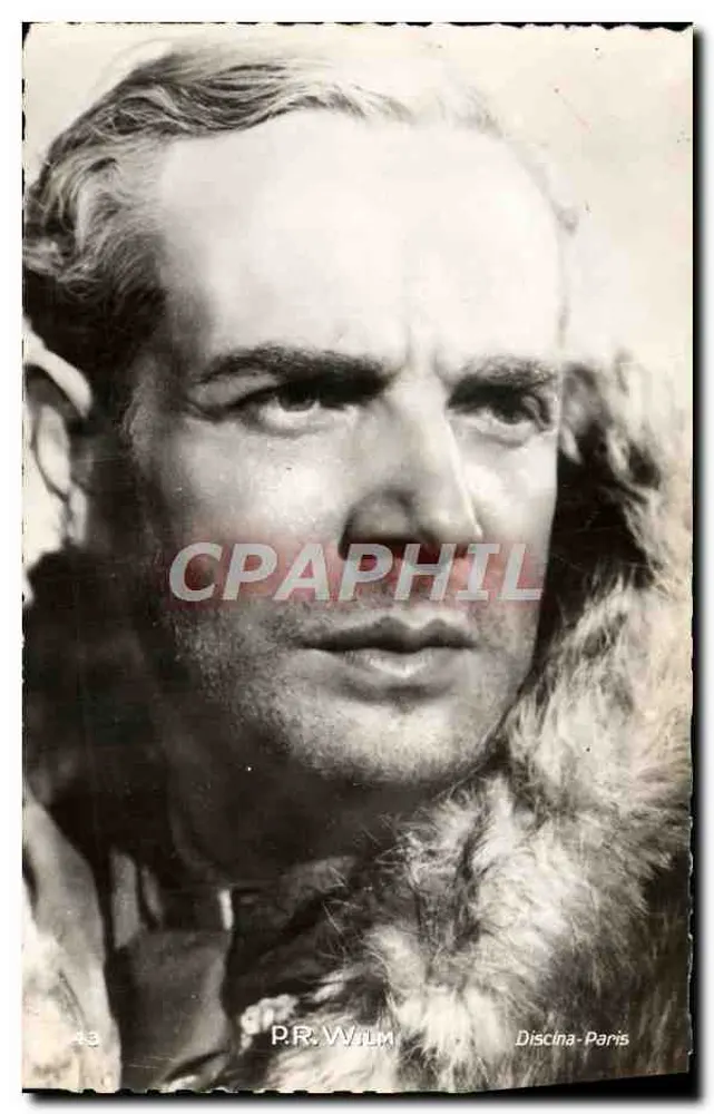 Retrato de um homem — P.R. Wilm — Discina - Paris - Frente