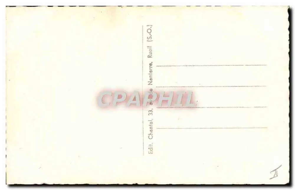 Retrato de um homem — P.R. Wilm — Discina - Paris - Verso