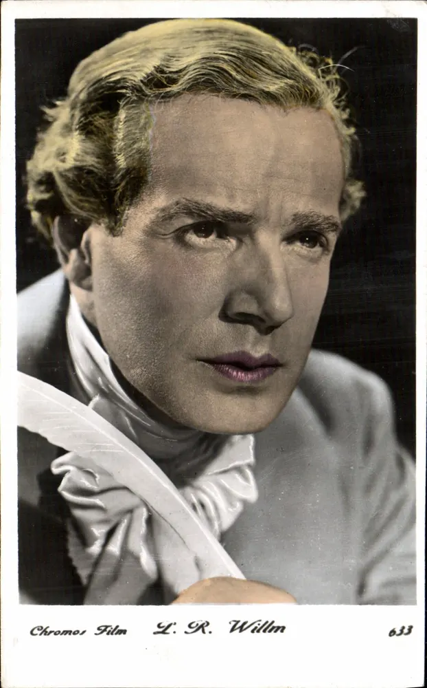L. R. Willm — Retrato do ator — Chromos Film n°633 - Frente