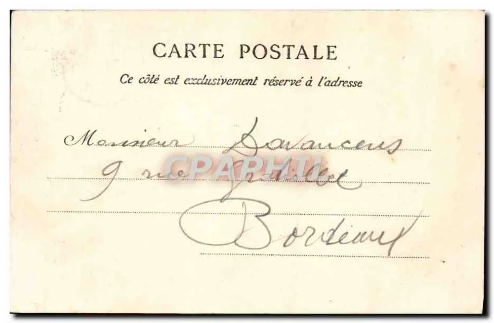 Vichy — O Estabelecimento Termal — editor desconhecido, n°3 - Verso