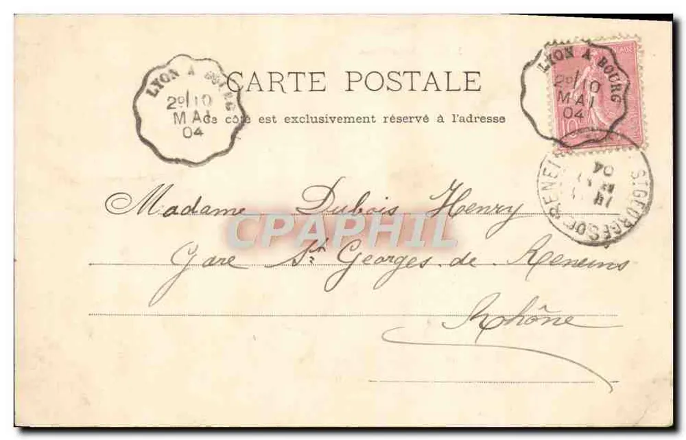 Lyon — Igreja de Saint-Irénée — Editor anônimo, n° 143 - Verso