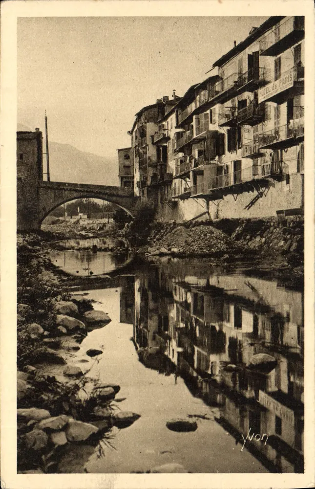 Sospel - Reflet na Bévéra — Edição de Arte Yvonn, n°15/223 - Frente