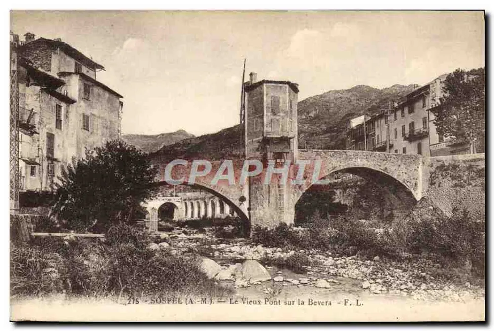 Sospel (A.-M.) — Der Alte Brücke über die Bevera — F. L. Nr. 275 - Vorderseite