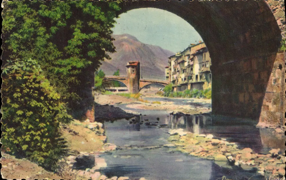 O velho ponte — Sospel (Alpes-Maritimes) — Les Éditions d'Art Yvon, Paris - Frente
