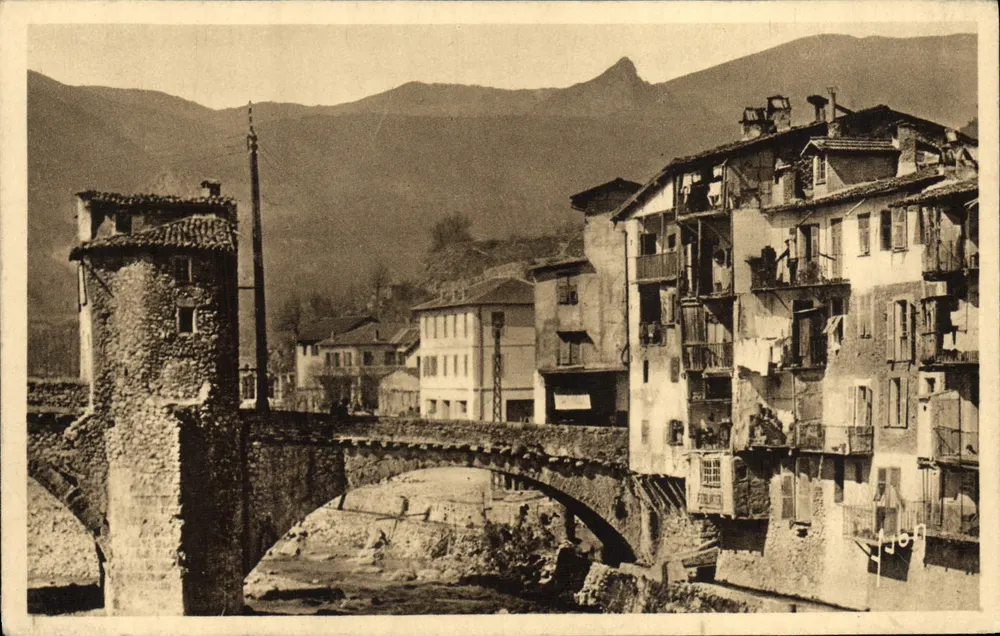 Sospel (Alpes-Maritimes) — O Velho Ponte — As Edições Art VVON Paris - Frente