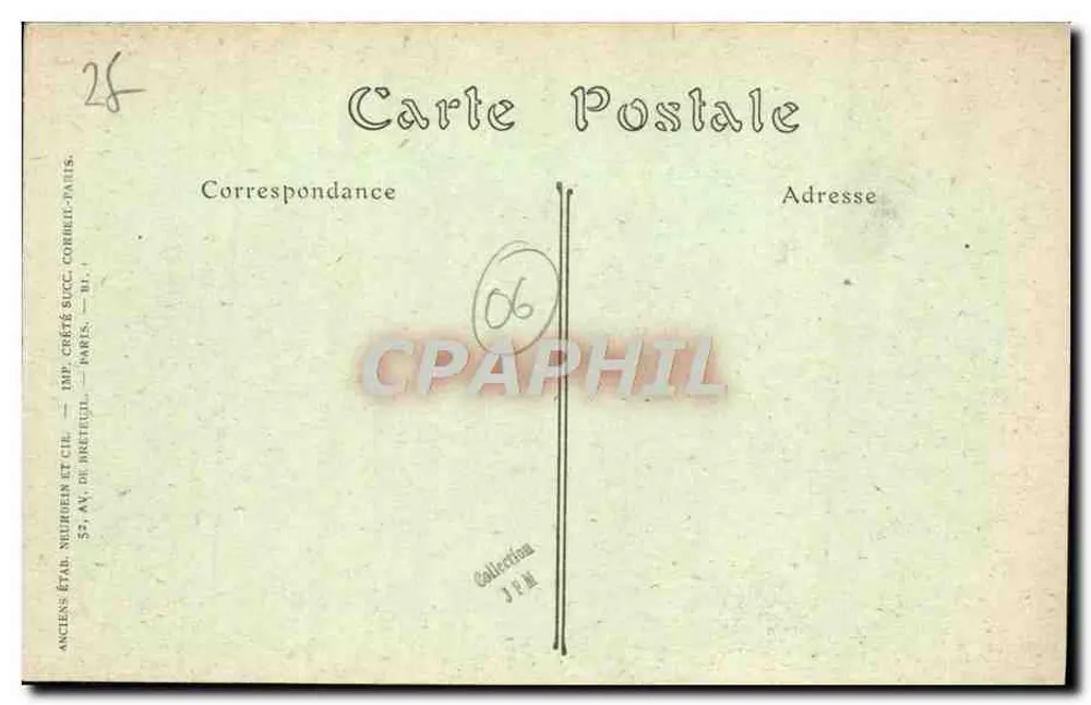 Corniche de l'Esterel — Vista geral — Théoule — Editor Thot, n° 223 - Verso