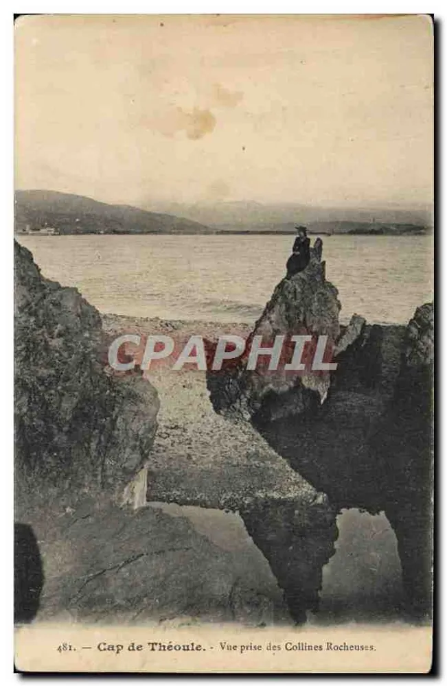 Capo di Théoule — Vista presa dalle Colline Rocheuses — Edizione Bayloue Frères - Recto