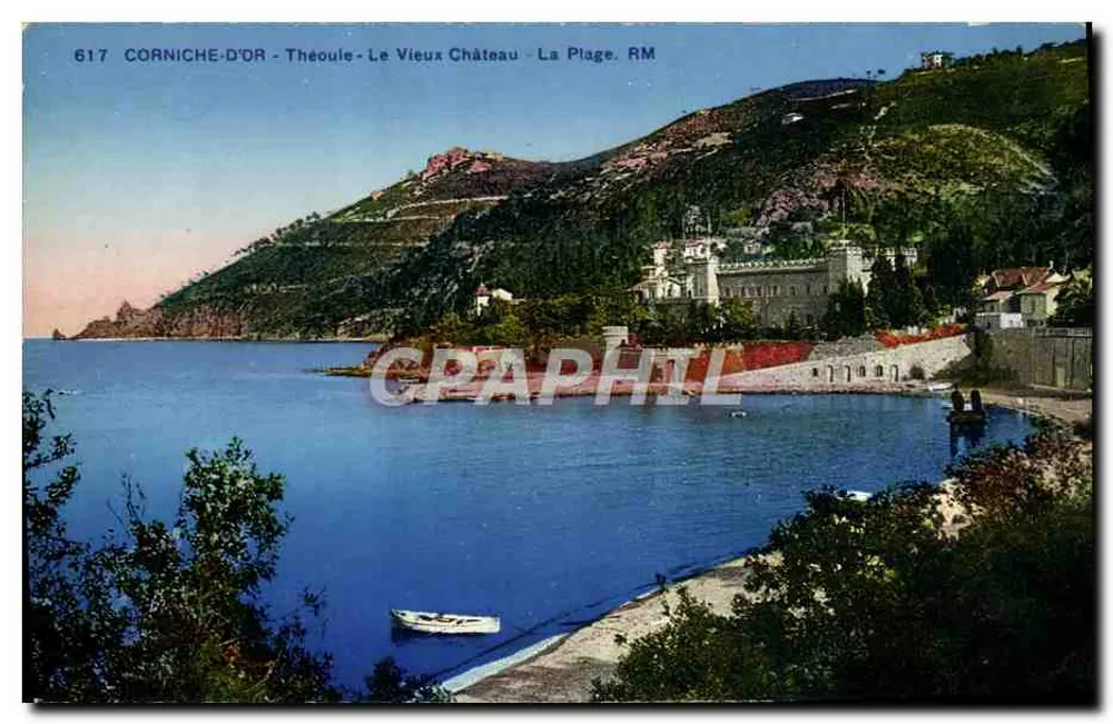 Corniche-d'Or - Théoule - Das alte Schloss - Der Strand - RM - Vorderseite
