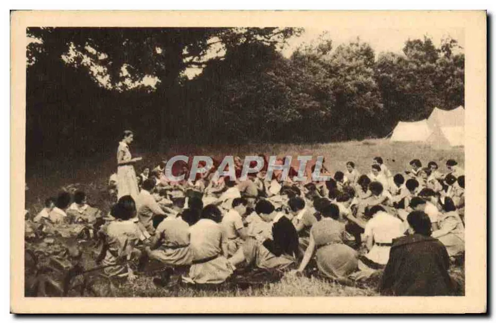 Camp de Cheftaines – Morgenpalaver – ALB. PLANTIER, PARIS - Vorderseite