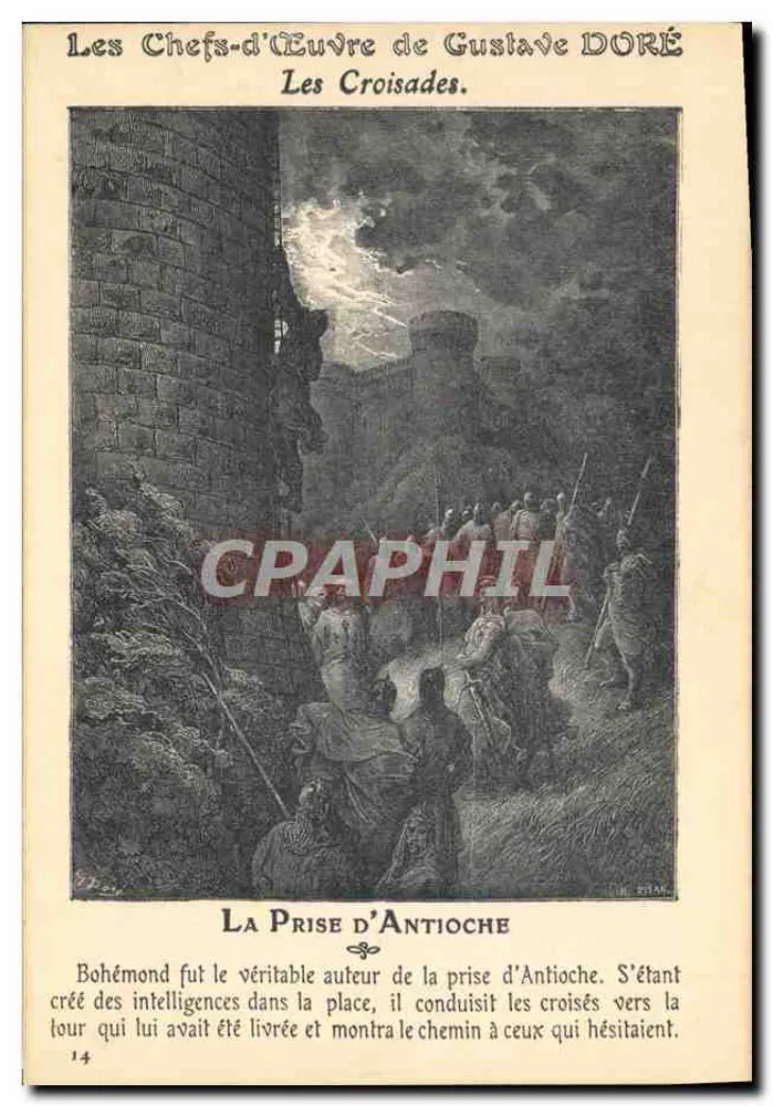 Die Eroberung von Antioch — Die Kreuzzüge — H. Kran, n°14 - Vorderseite