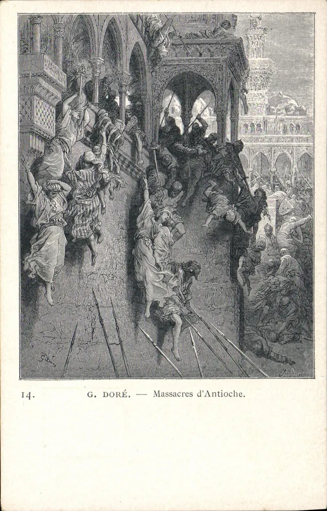 Massaker von Antioch — G. Doré — Serie 14 - Vorderseite