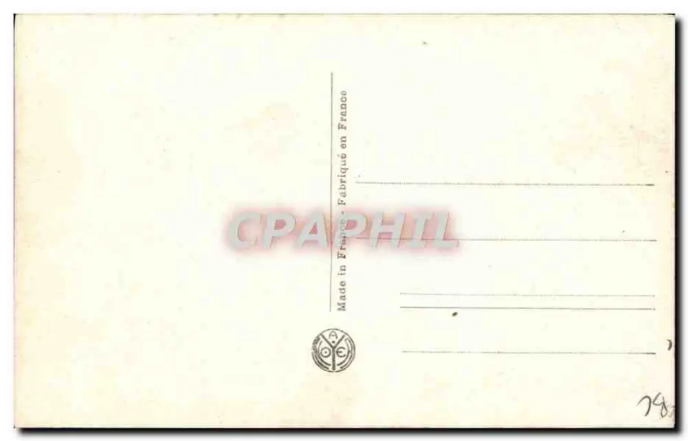 Neujahr geritten von H. Milton — Paris — Verlag A.N. Paris - Rückseite