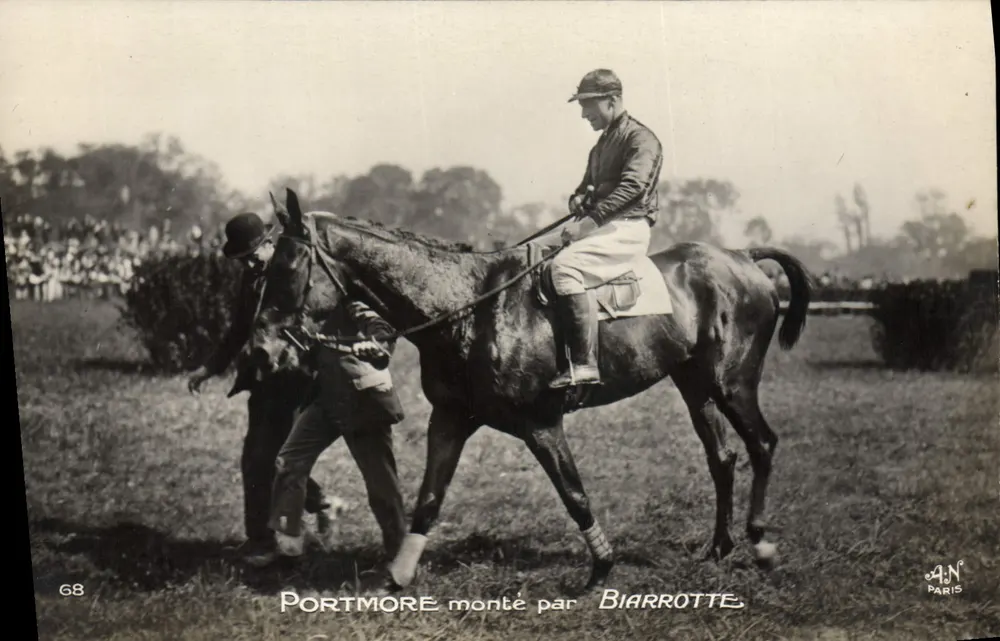 Portmore geritten von Biarrotte — Pferderennen — Verlag A.N. Paris, n° 68 - Vorderseite