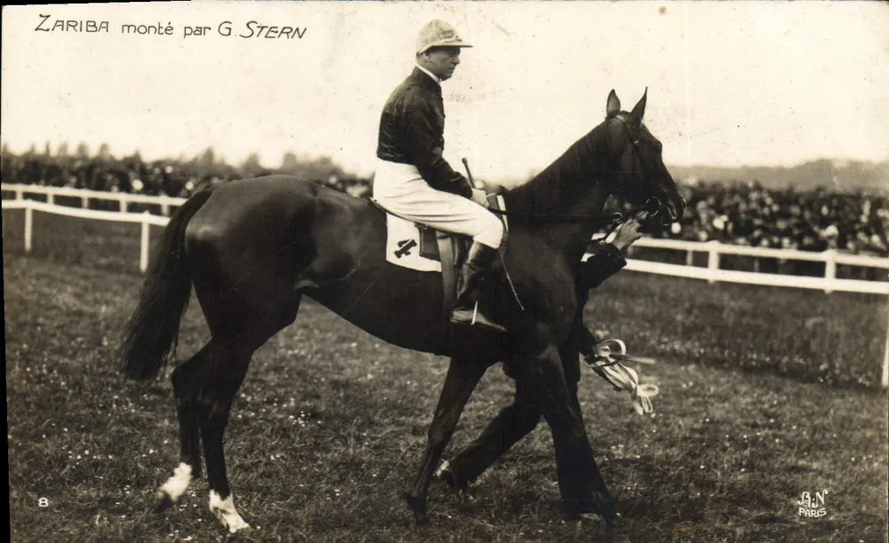 Zariba geritten von G. Stern — Paris — J.A.N. Paris, Nr. 8 - Vorderseite