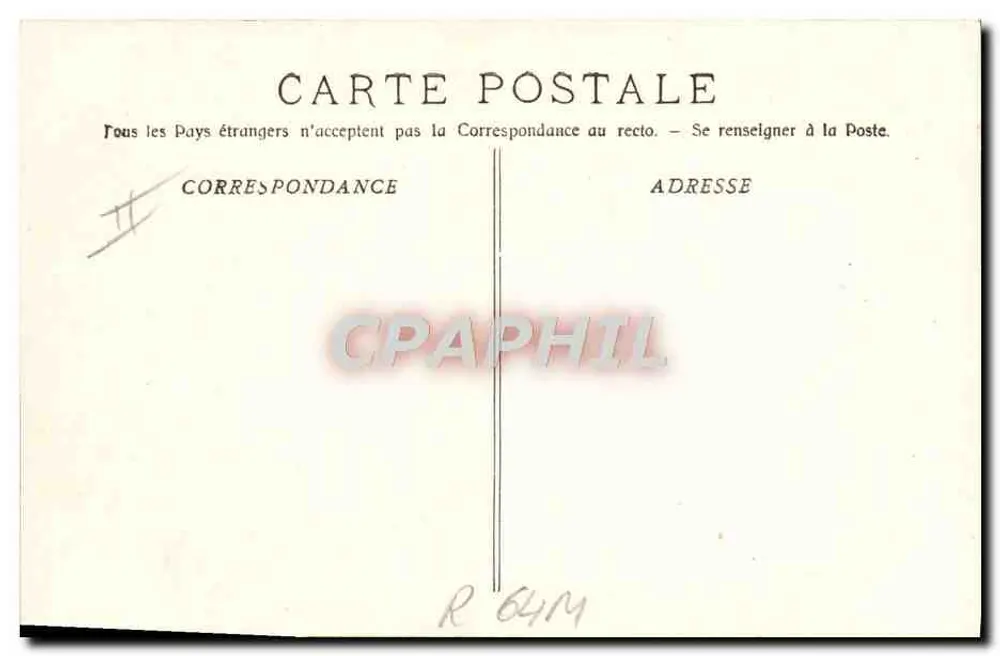 Marseille - Segelschiff bei Sturmwind — Nach R. Dumont-Duparc, Marinemaler — Phototypie E. Lacour, Marseille - Rückseite