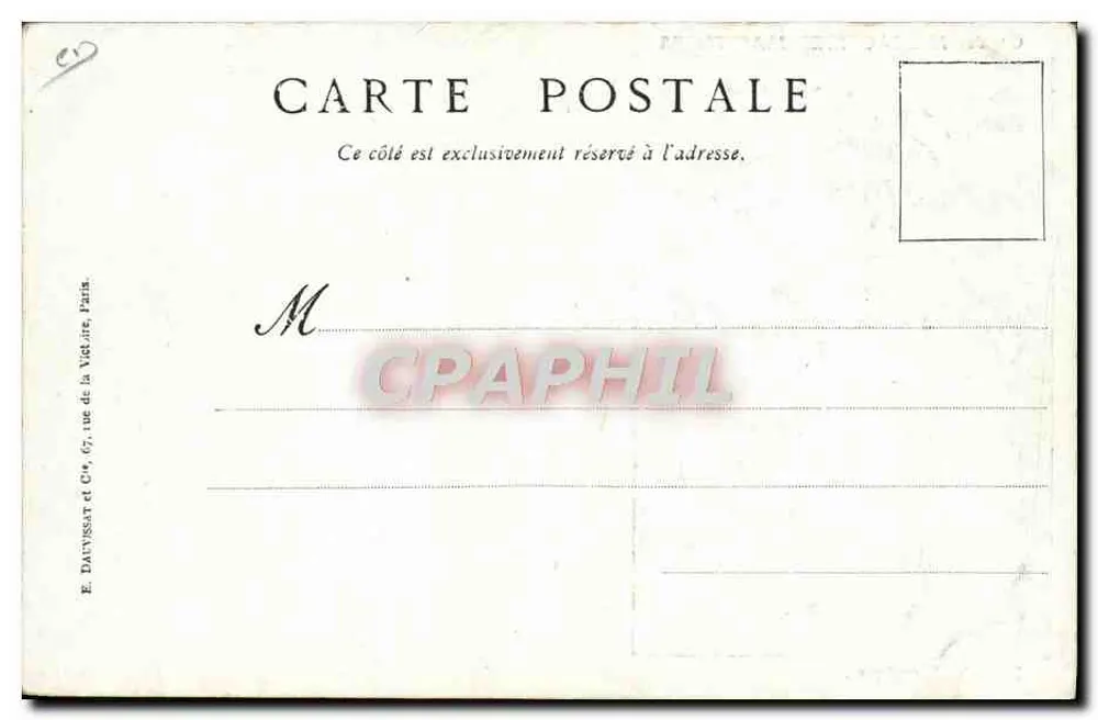 Unter den Tropen — Verleger: E. Dartyssar et Cie, Paris - Rückseite