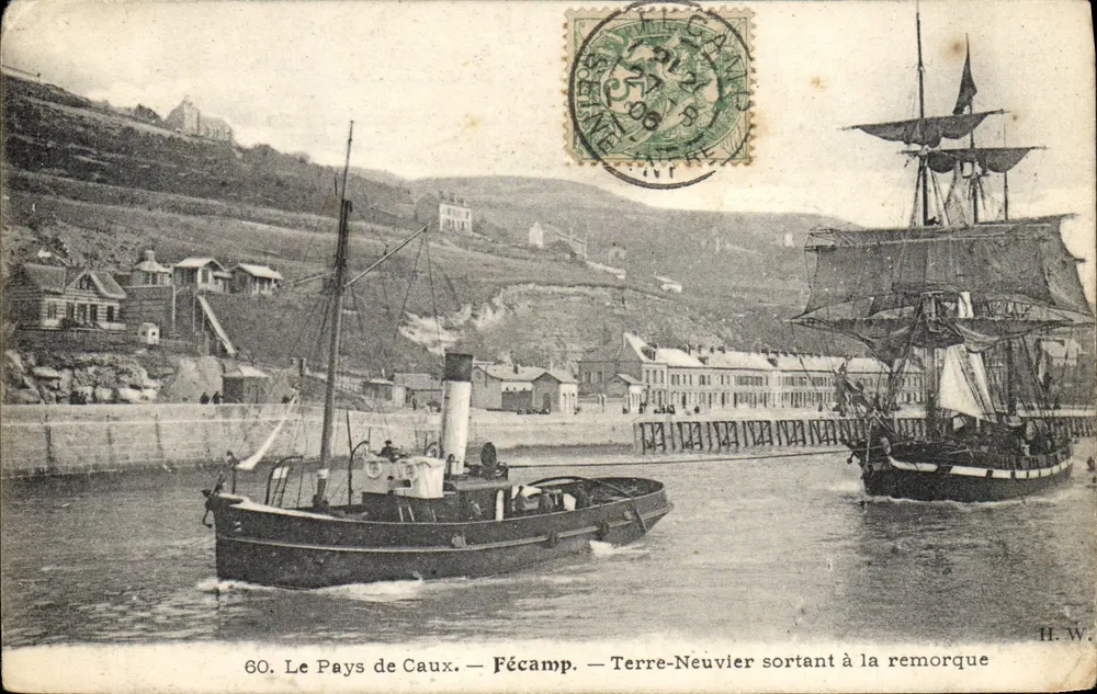 Fécamp — Terre-Neuvier sortant à la remorque — H.W. — n°60 - Vorderseite