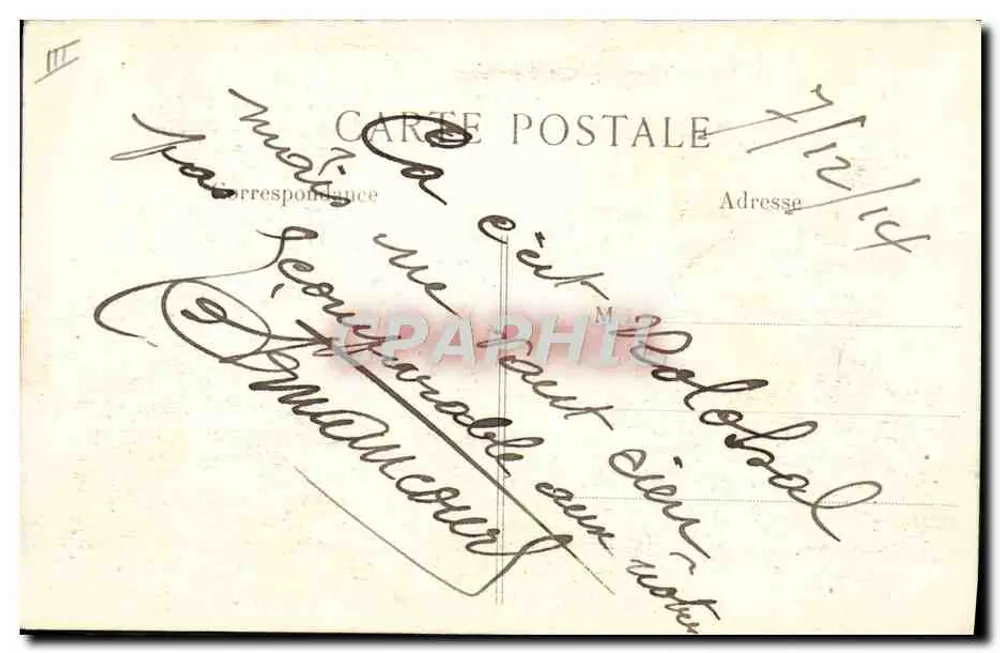 Morteiros alemães de 280 — Guerra 1914 — L. C. H. Paris - Verso